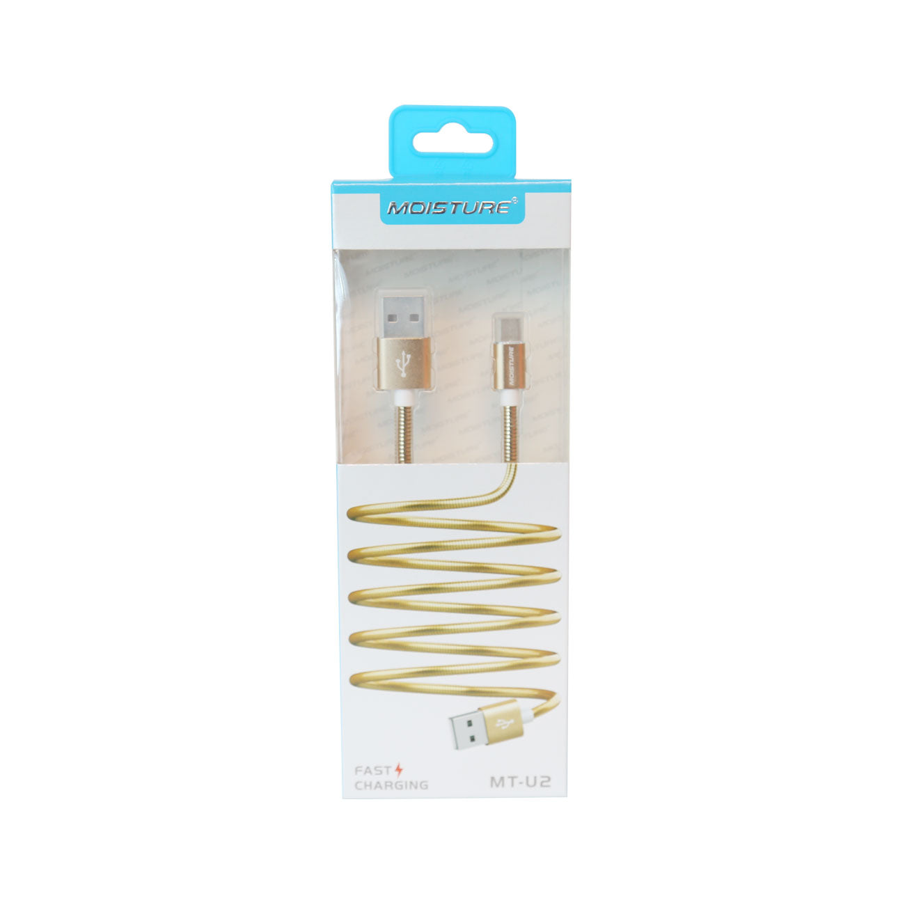 Moisture 2.6A Premium Full Hi-Speed Data Cable In Gold